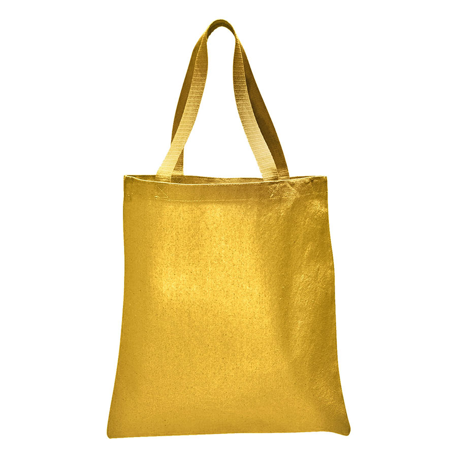 Value 6 oz Cotton Canvas Tote Bag - 15"W x16"H x 3"D x 10