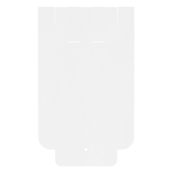 14" x 10" x 4" Flat Custom White Corrugate Gift Box 5