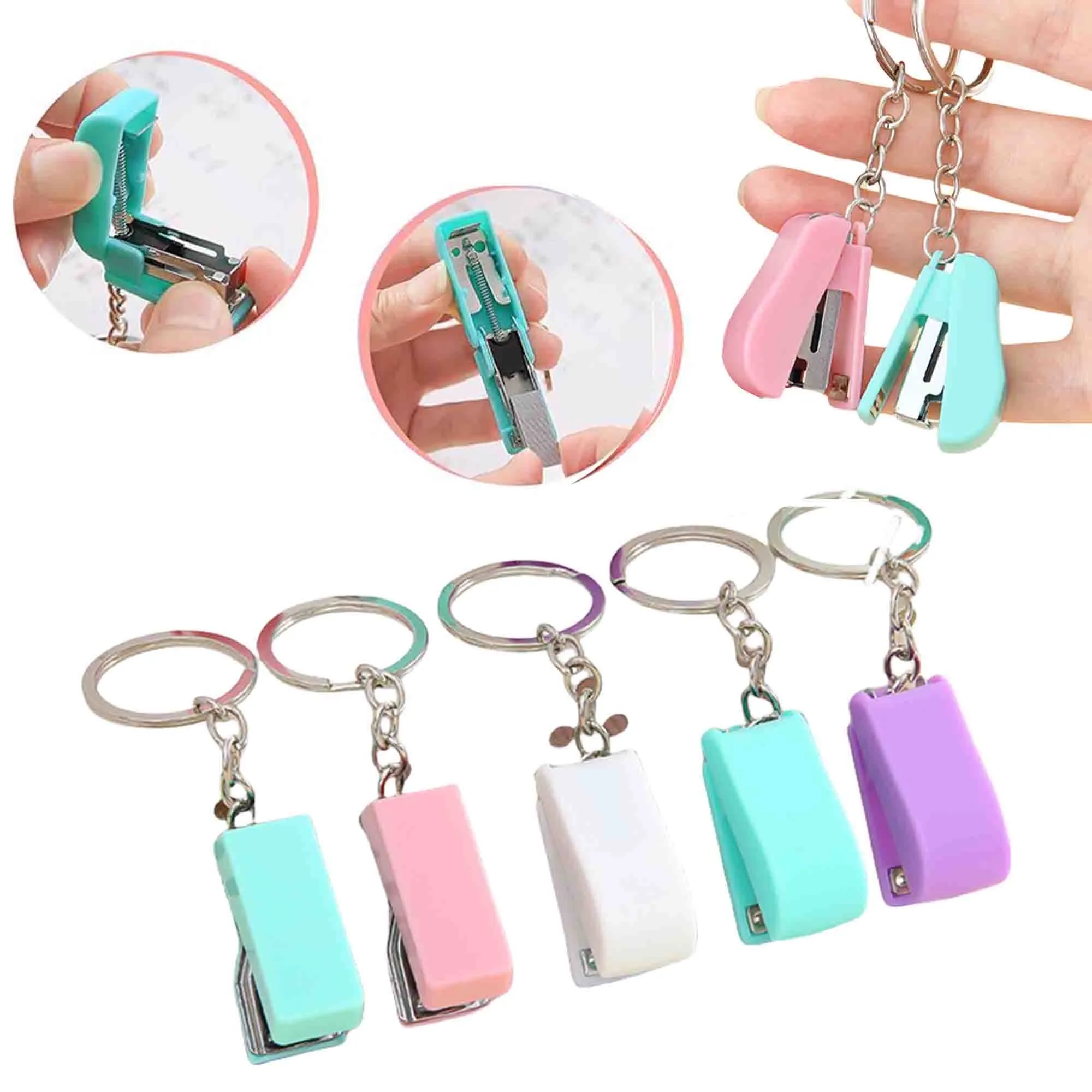 Staplers With Keychain