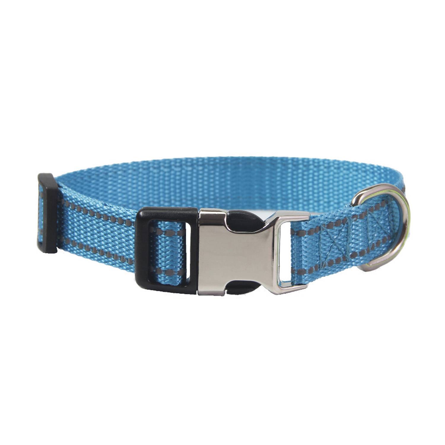 Reflective Dog Collar With Metal Buckle Quick Release 5
