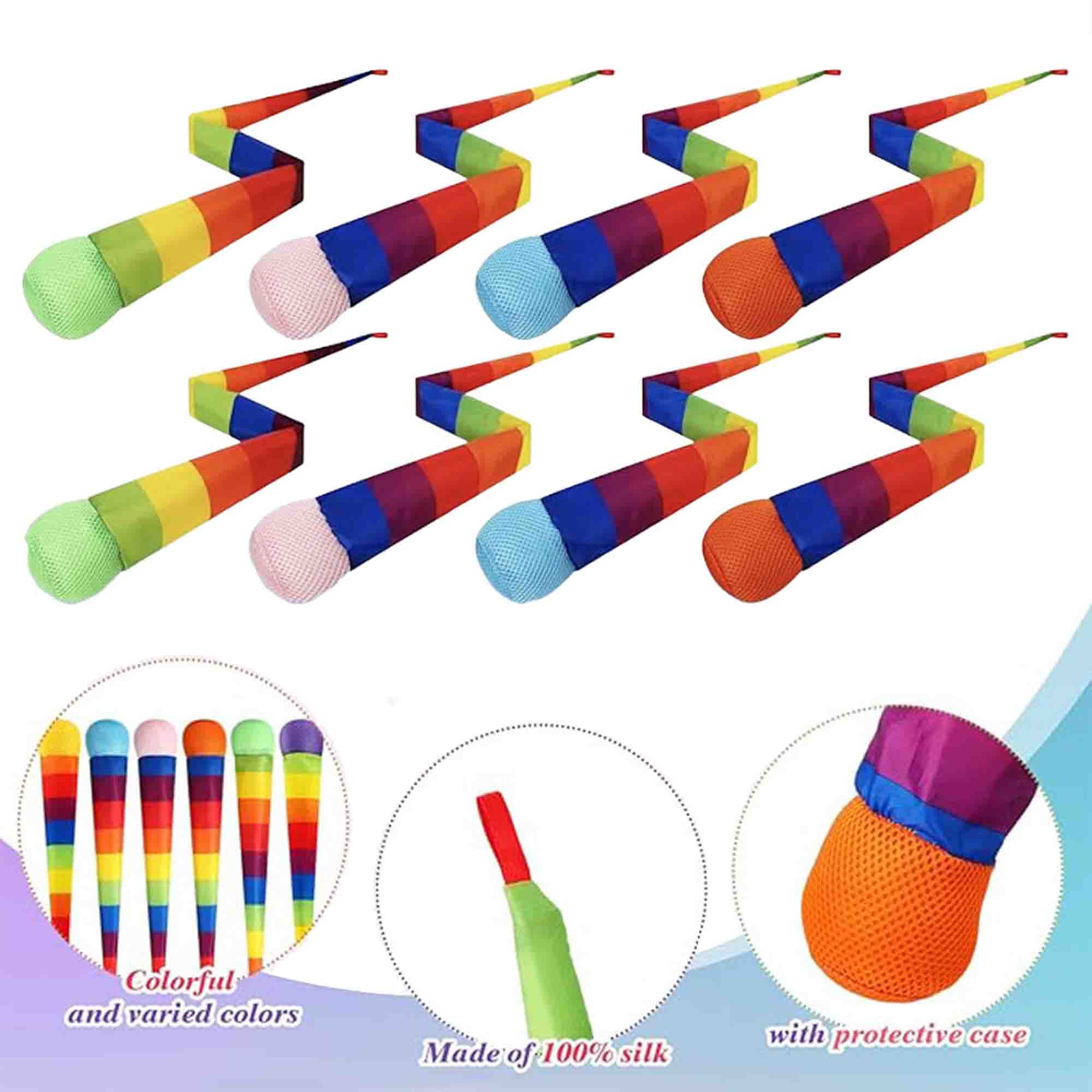 Throw and Catch Ball with Rainbow Tail 2