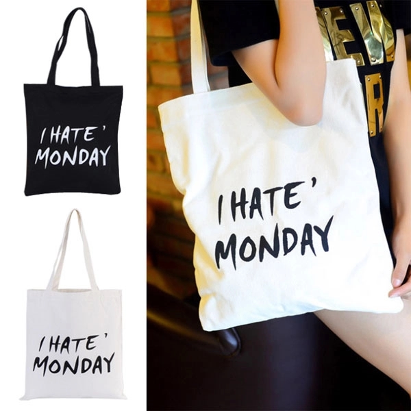 Quality Cotton Natural Economy Tote Bag - 15 1/2" x 15", custom tote bag with logo imprint 3