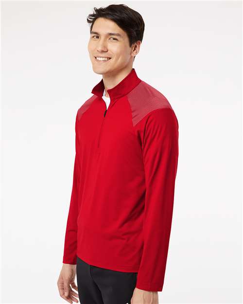 Men's Ultimate365 Lightweight Shoulder Stripe Quarter-Zip Pullover - A520 37