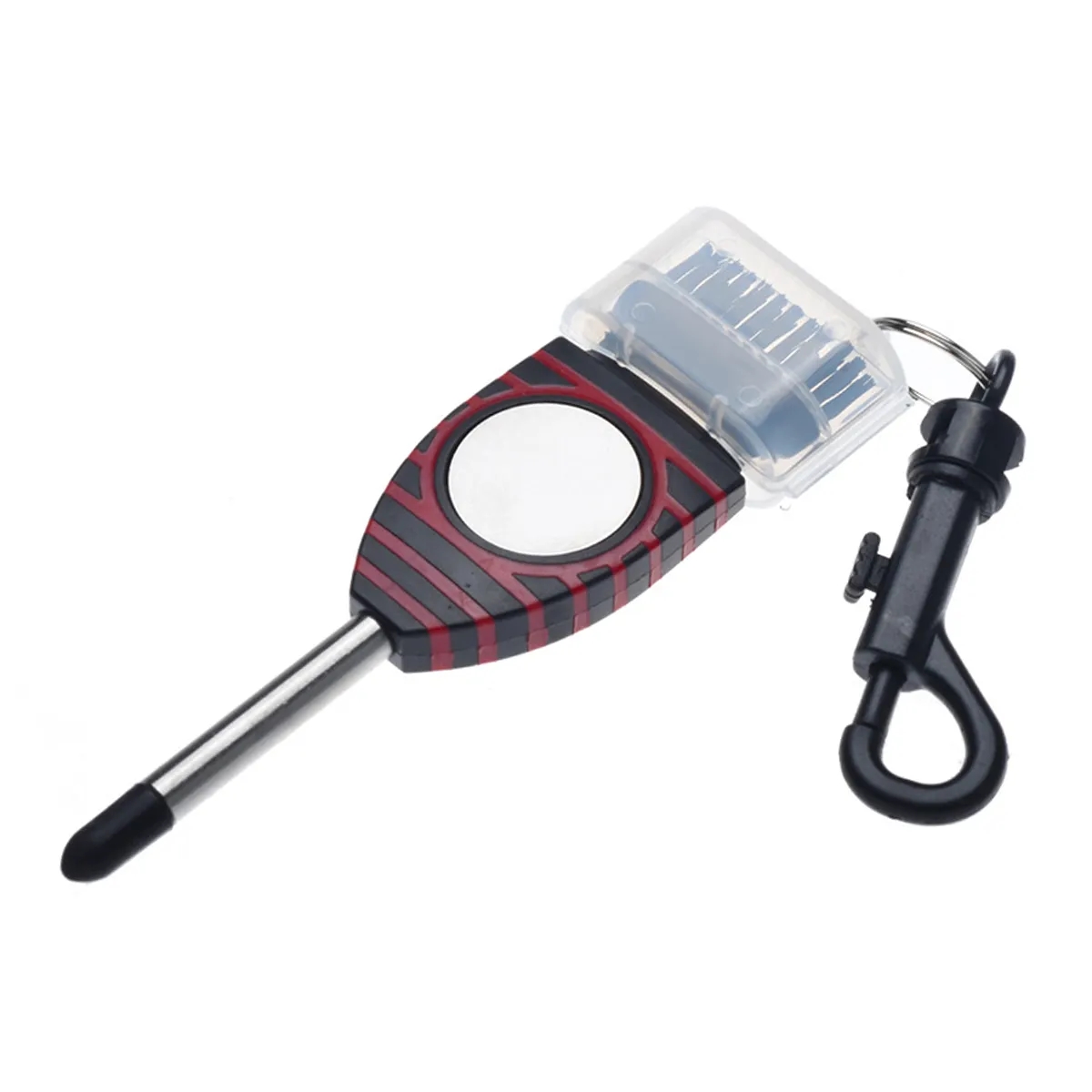 3-In-1 Golf Club Brush Groove Cleaner W/ Magnetic Ball Mark 6