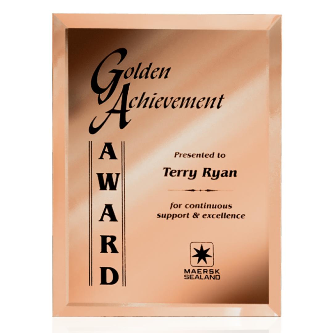 Mirror Plaque - Gold 6