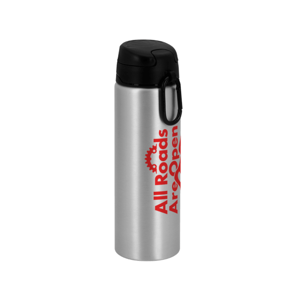 FastFlow Recycled Aluminum Bottle with Flip Lid, custom water bottle with logo imprint 185