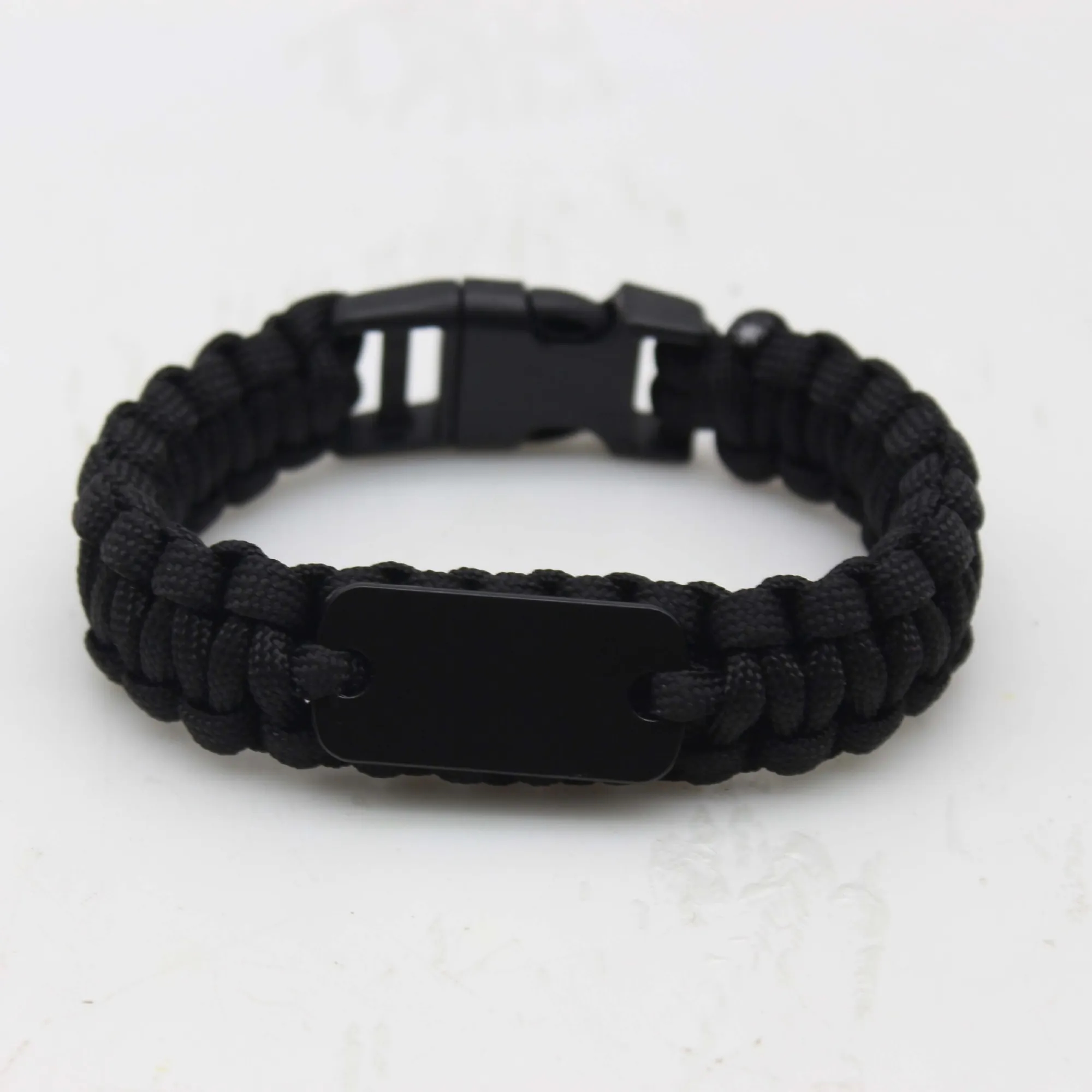 Paracord Bracelet with Metal Plate 5