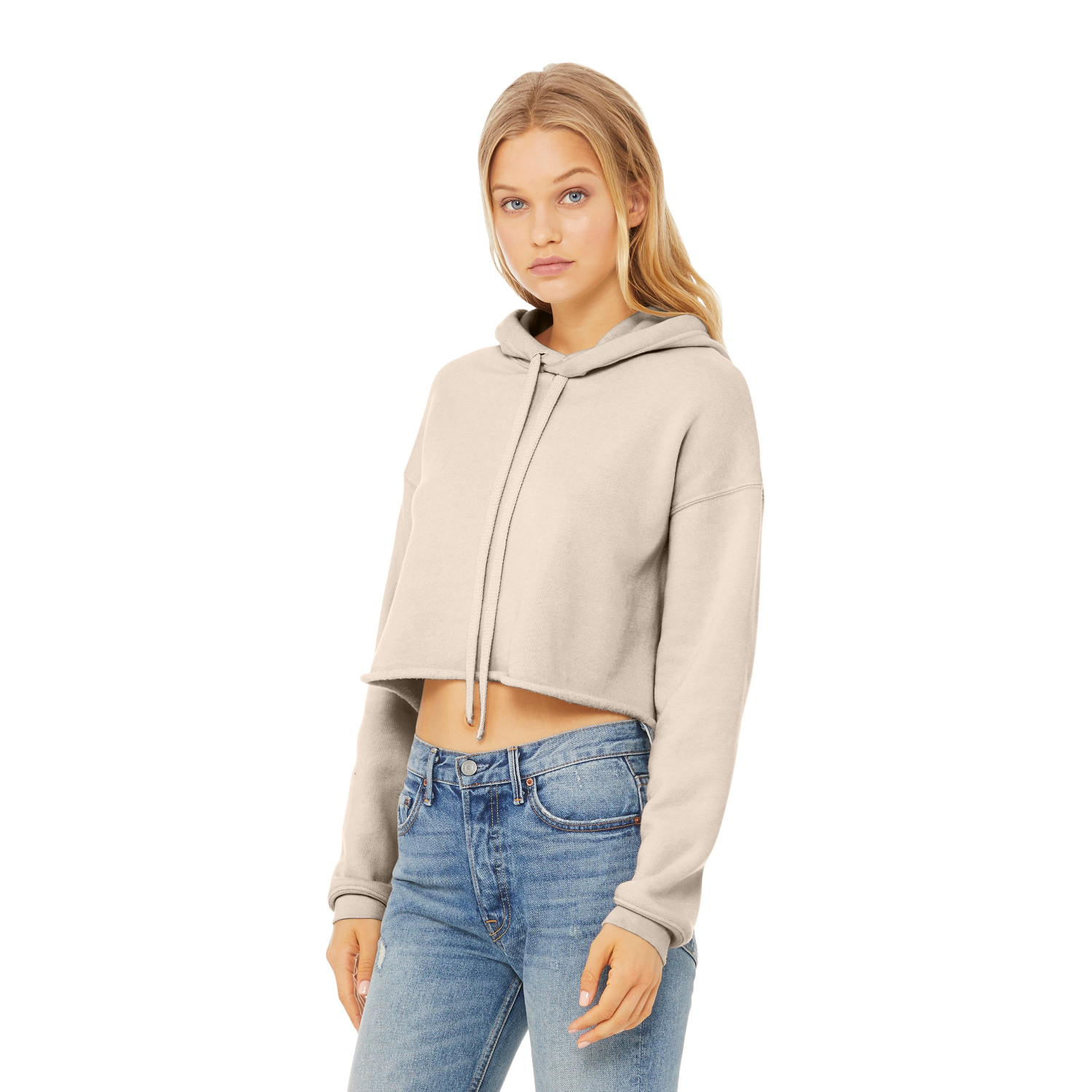 BELLA+CANVAS Women's Sponge Cropped Fleece Hoodies 5