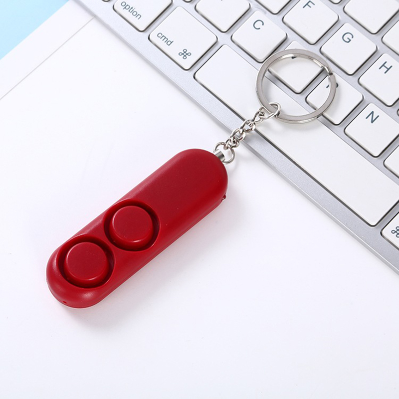 The Personal Self-Defense Safety Alarm Keychain Anti Wolf Alarm 16