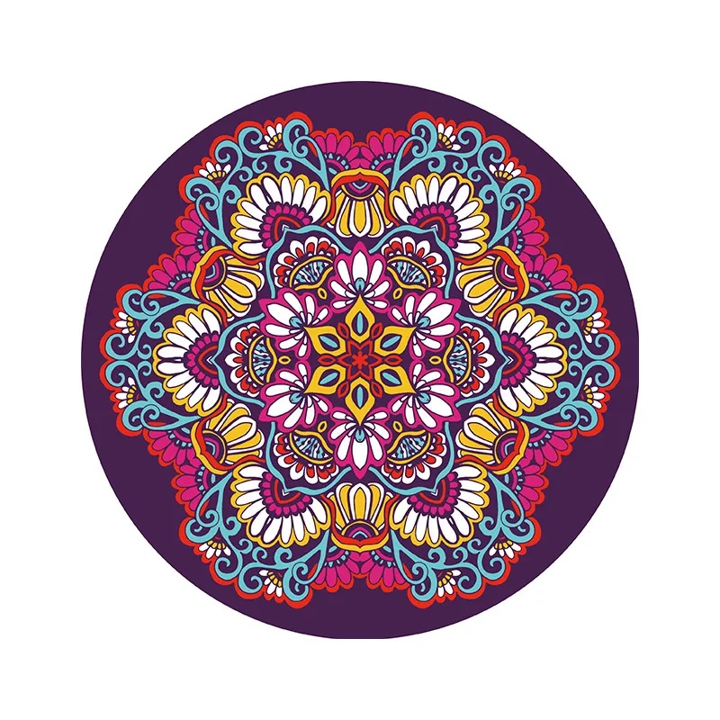 Vibrant Rubber Coaster 4.7 Inch Protects from Heat 7