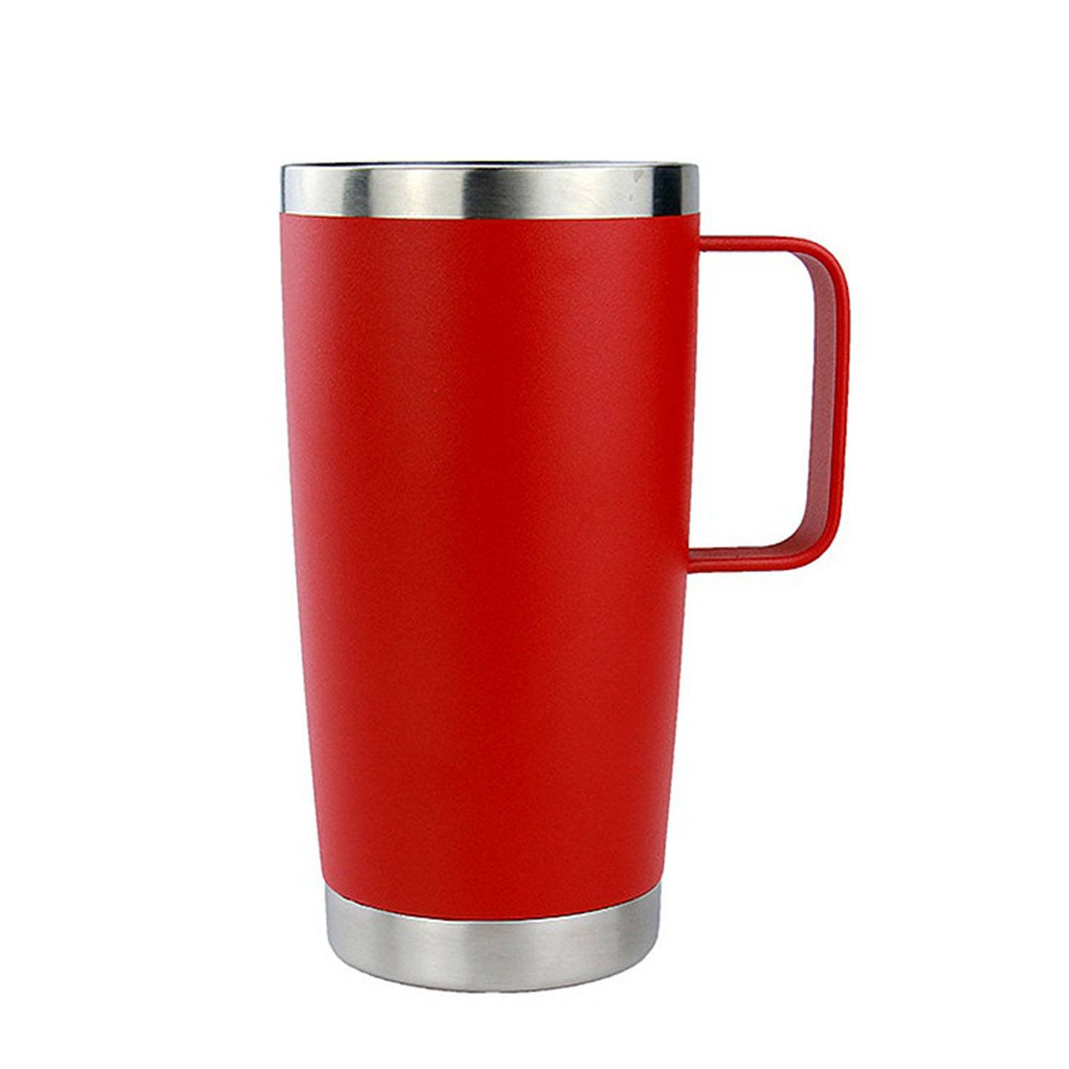 20oz Stainless Steel Insulated Coffee Tumbler w/ Handle 2