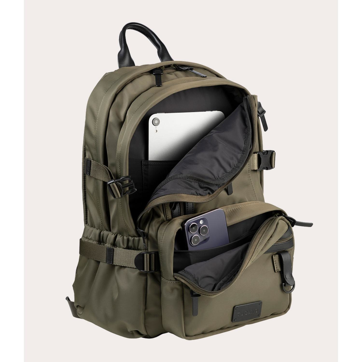 TUCANO® - Italy DESERT PREMIUM Recycled Sporty Executive Backpack 8