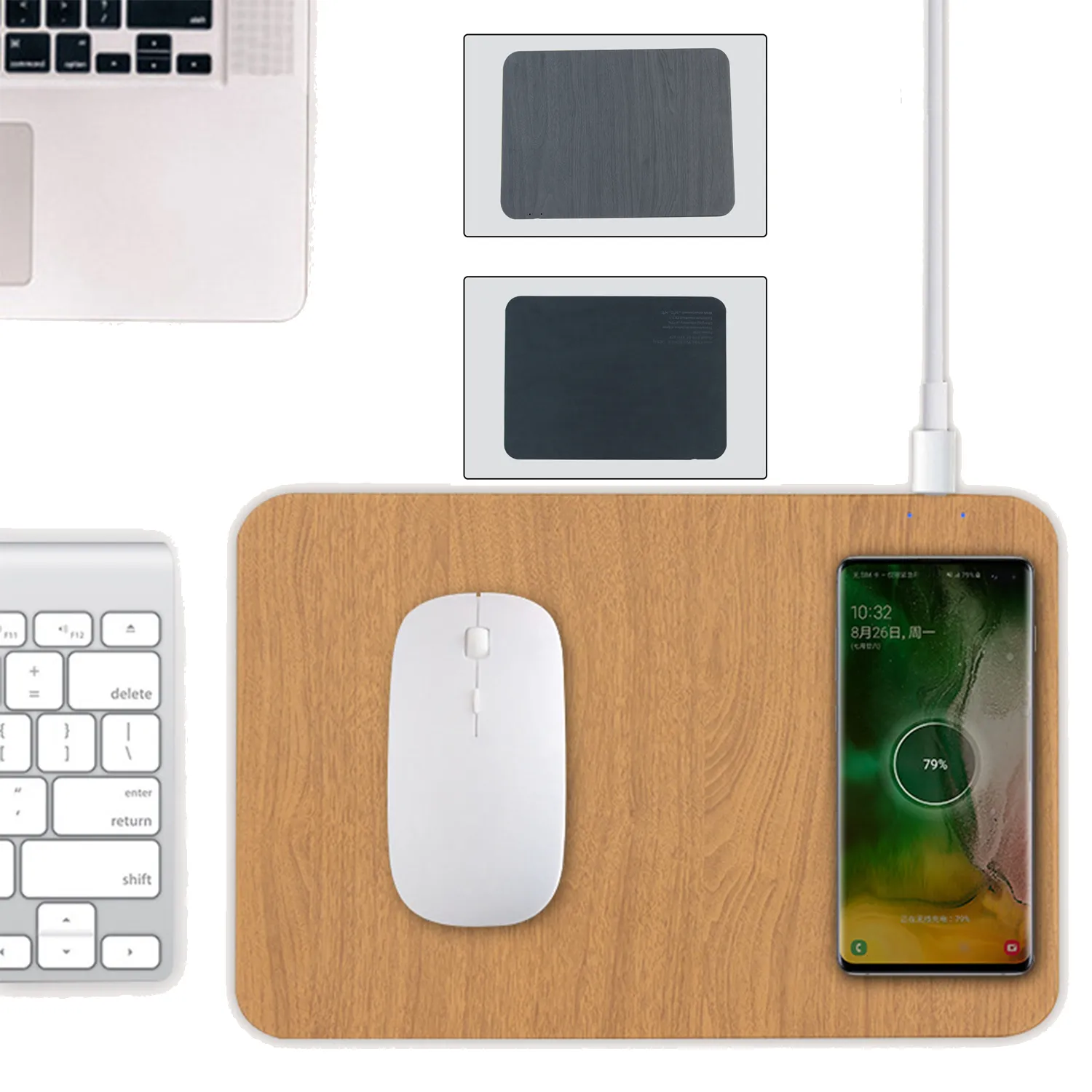 Grain 15W QI Wireless Charger Mouse Pad 5