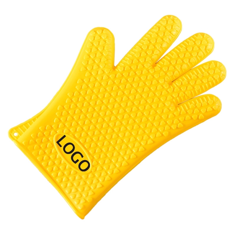 Custom Gift Silicone Baking Oven Mitt & BBQ Gloves 16