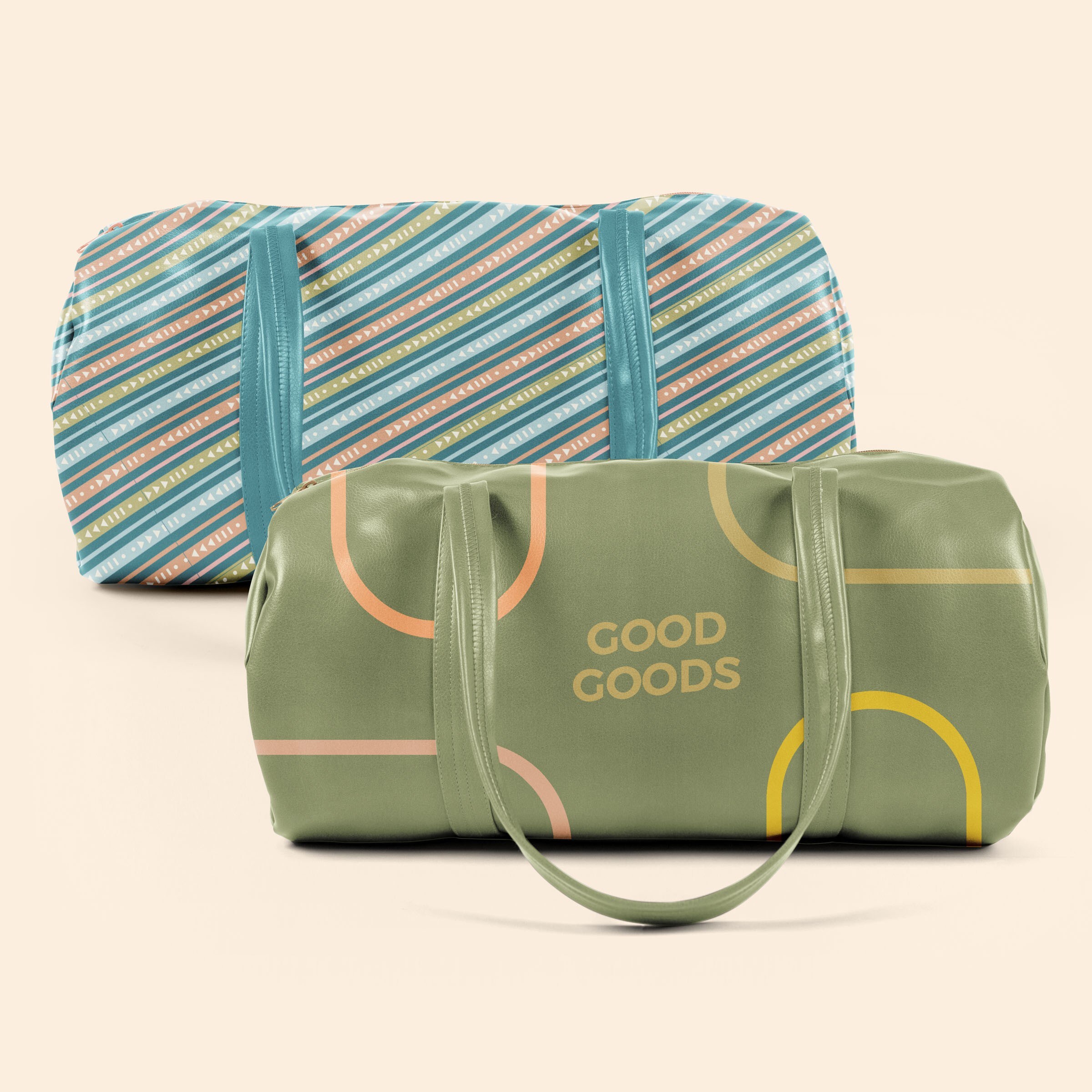 DARLING DUFFEL - VEGAN LEATHER - SMALL