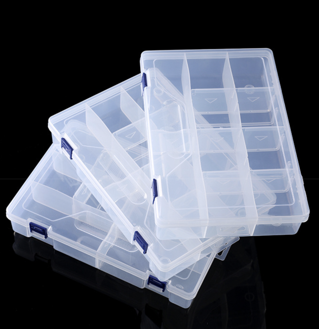 10 Grids Plastic Clear Organizer Box 11