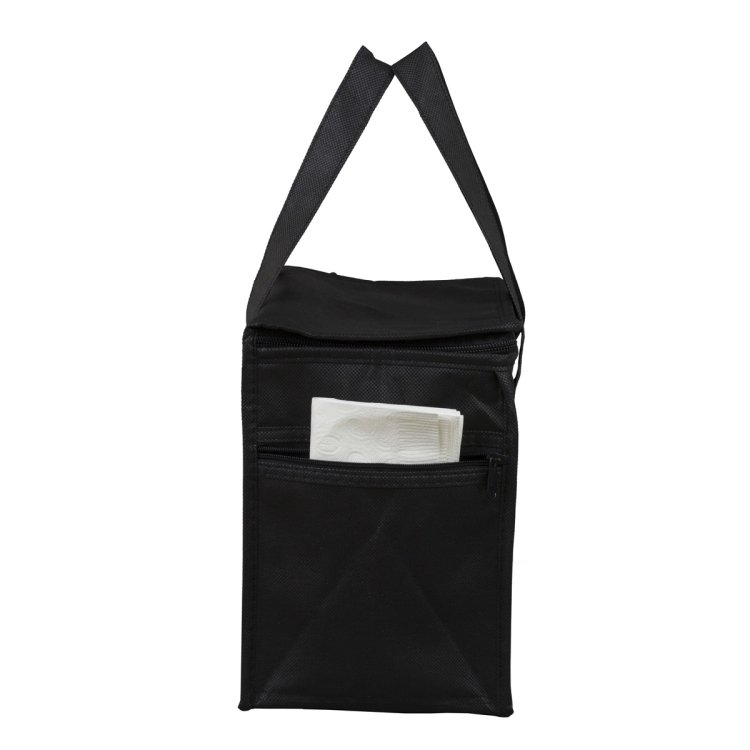 8"W x 8-1/2"H x 6"Gusset - "SUPER FROSTY" Insulated Food Delivery Bag – Lunch Size Tote 17
