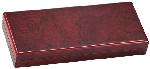 8 3/4" x 3 3/4" Rosewood Finish Gift Box 2