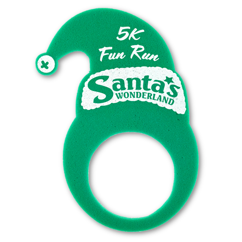 14" Foam Santa/Elf Visor 12