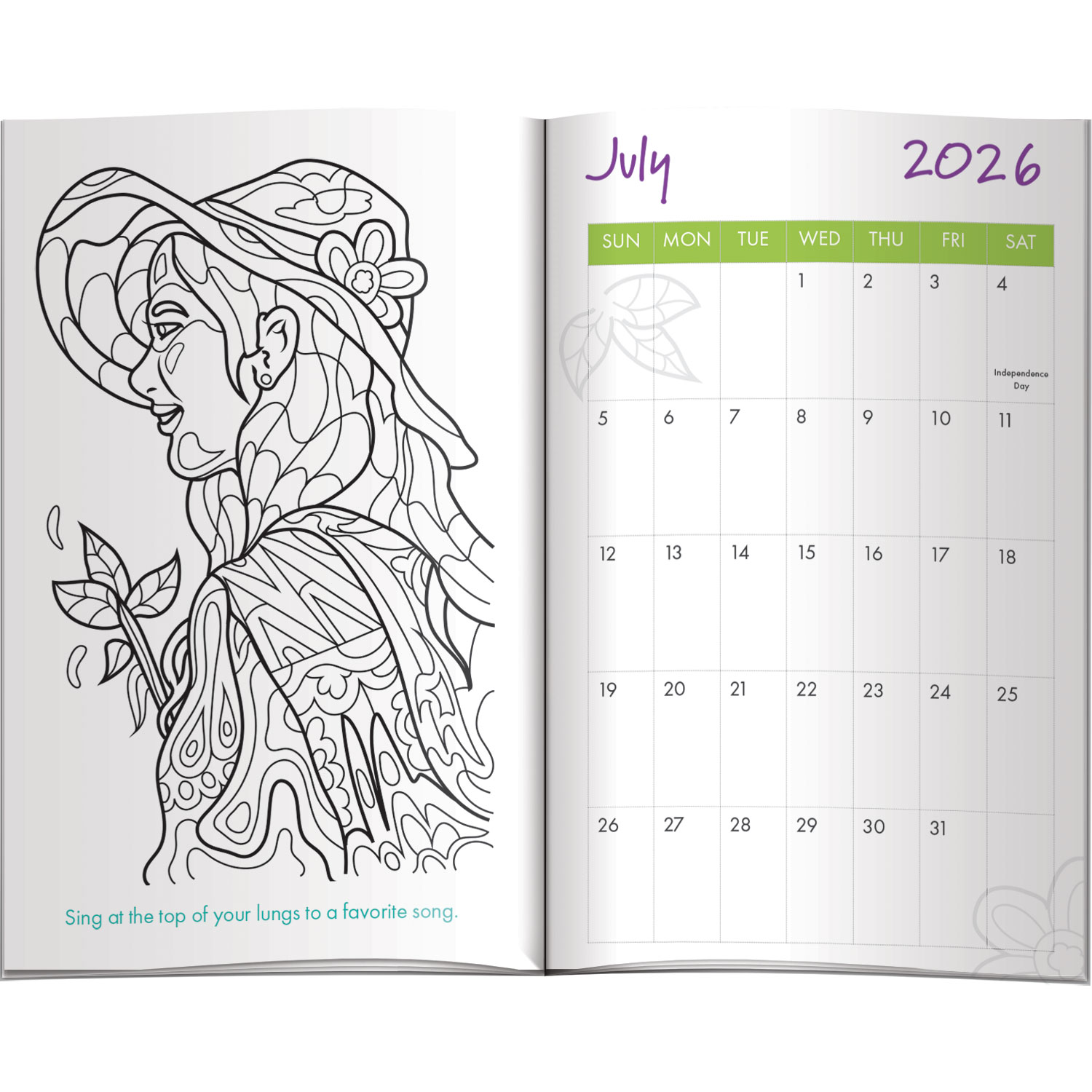 Pocket Calendar - 2026 Reducing Stress Color Comfort 2