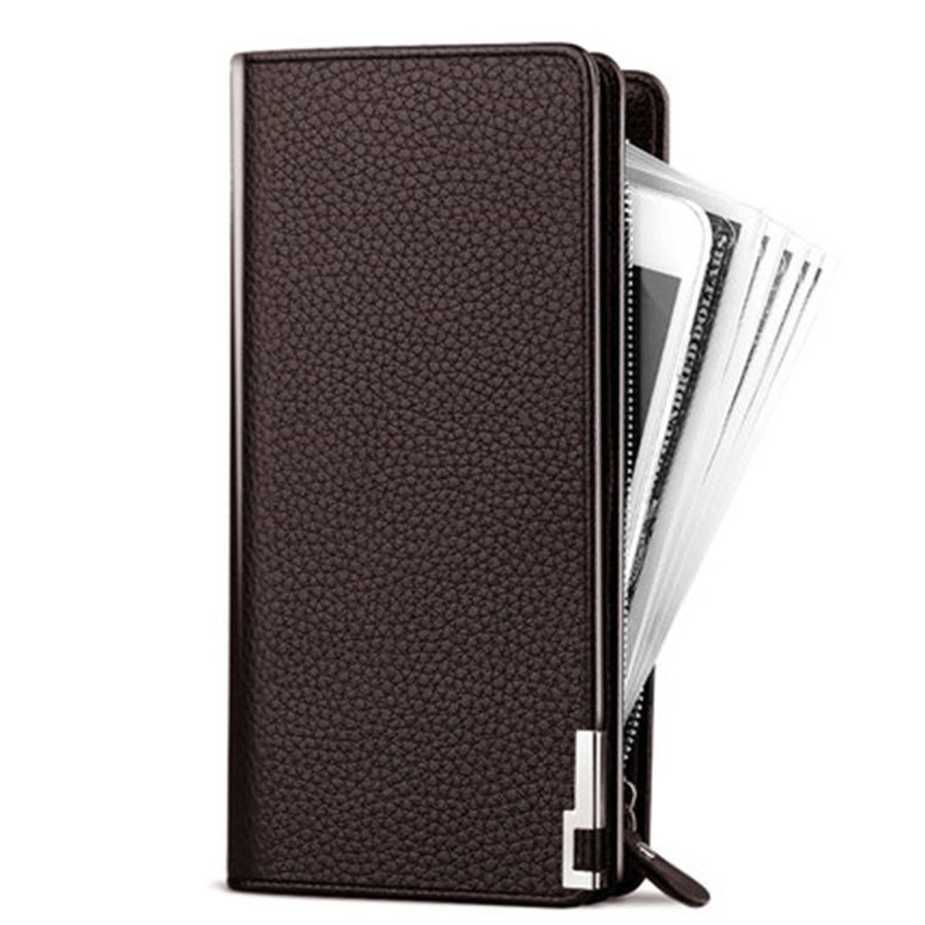 Pu Leather Long Wallet For Men 10