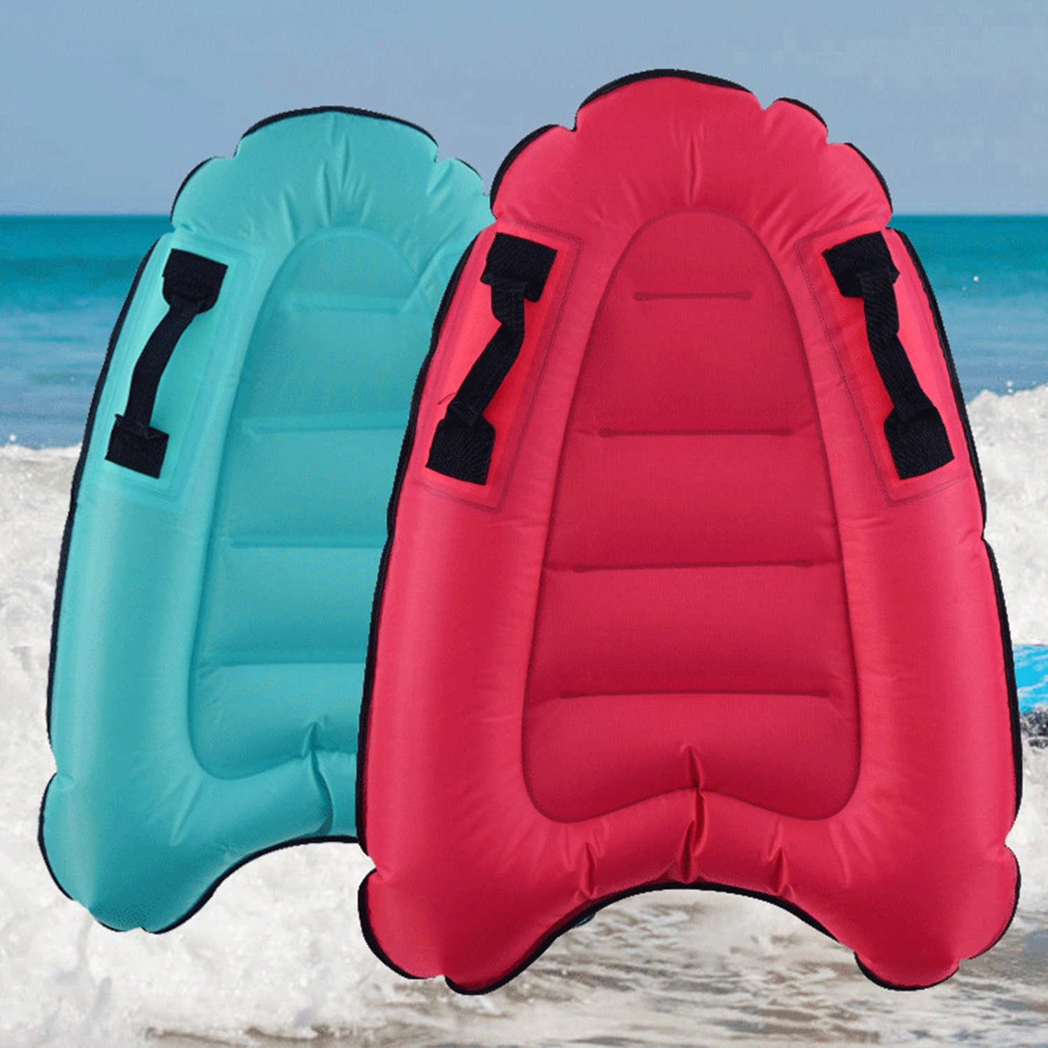 Inflatable Surf Body Board With Handles 2
