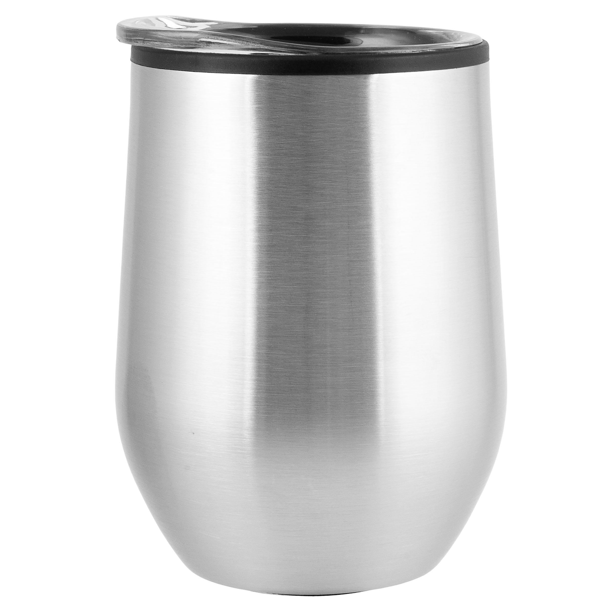 12 Oz Bay Mist Stainless Wine Tumbler with Lid 6