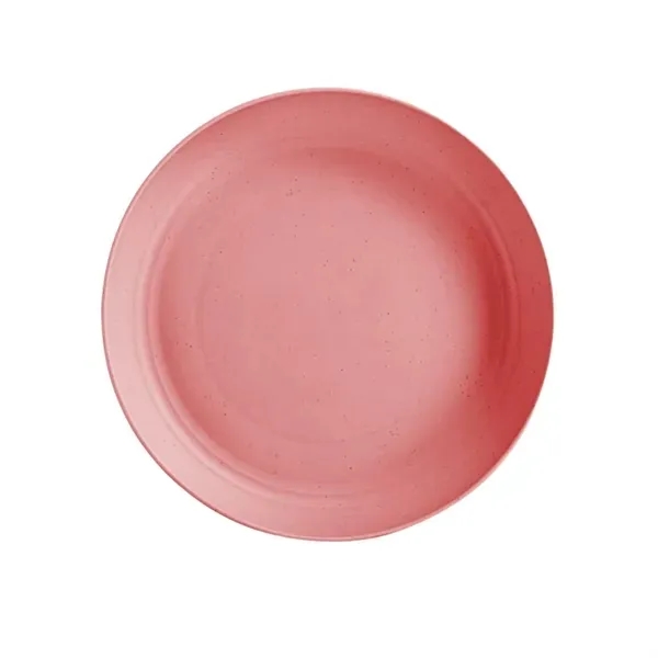 Wheat Straw Dinner Plates with Microwave and Dishwasher Safe 7