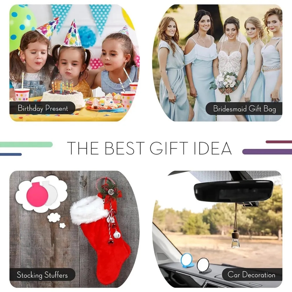 Bulk Multicolor Pocket Mirrors 3