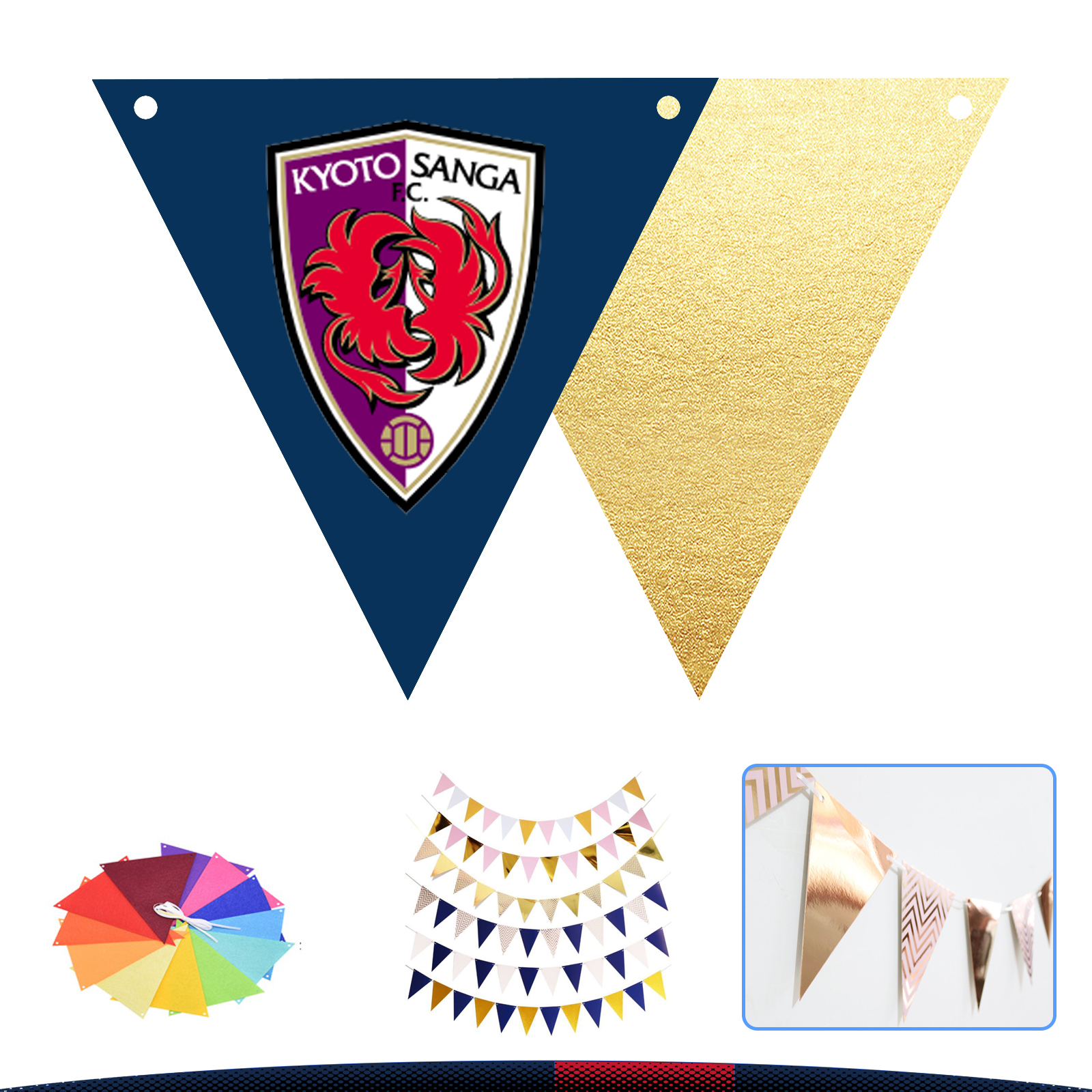 Holiday Triangle String Flags 3