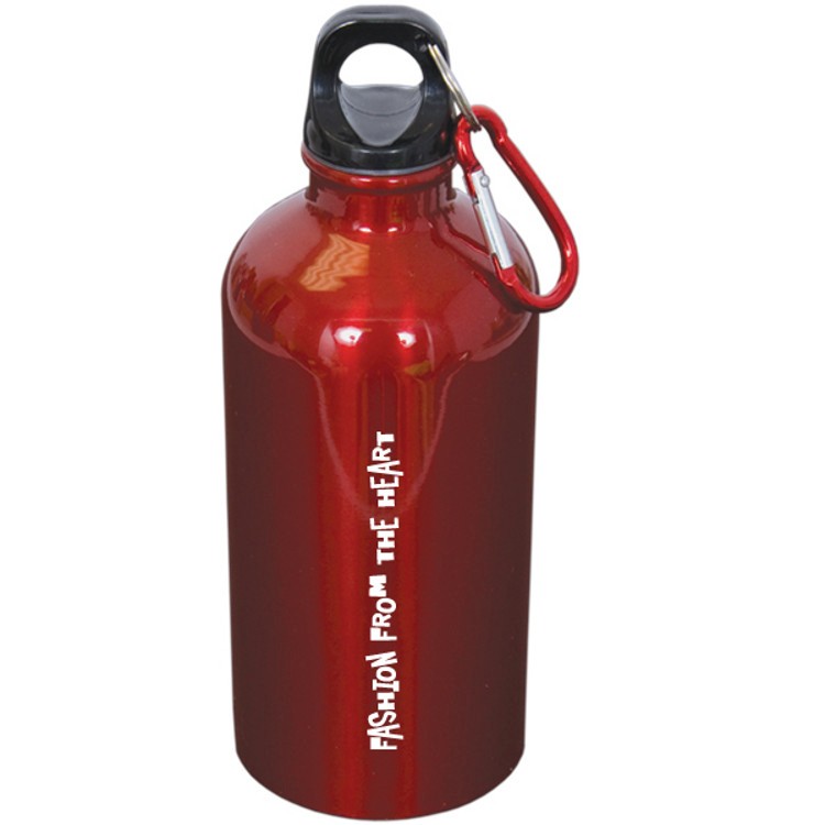 500 Ml (17 Fl. Oz.) Stainless Steel Bottle With Carabiner, custom water bottle with logo imprint 7