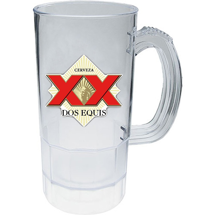 22 oz Acrylic Fluted Beer Mug