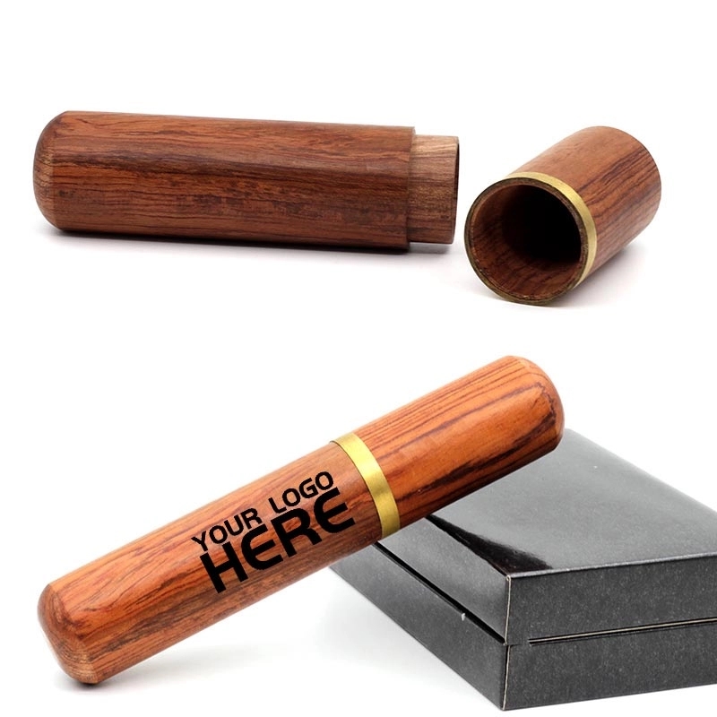 Natural Wood Cigar Tube 3
