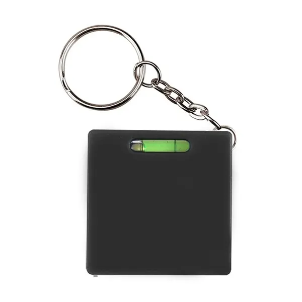 Square Tape Measure With Level Keychains 3
