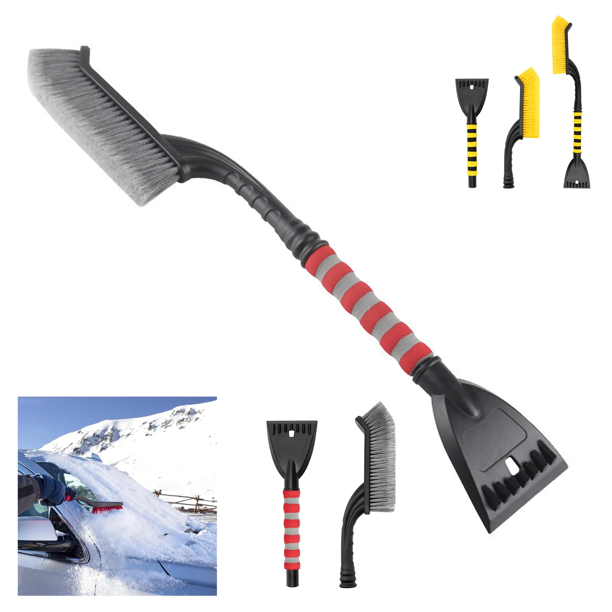 Snow Brush Shovel With Foam Grip 3
