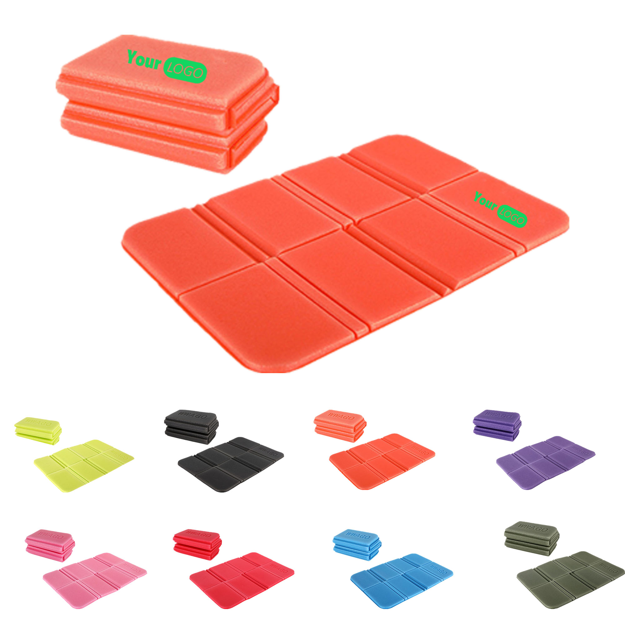 Lightweight Foldable Foam Cushion for Outdoor Seating 3
