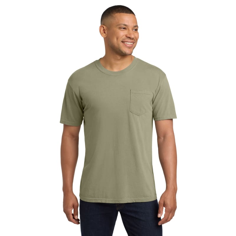 COMFORT COLORS Heavyweight Ring Spun Pocket Tee. 21