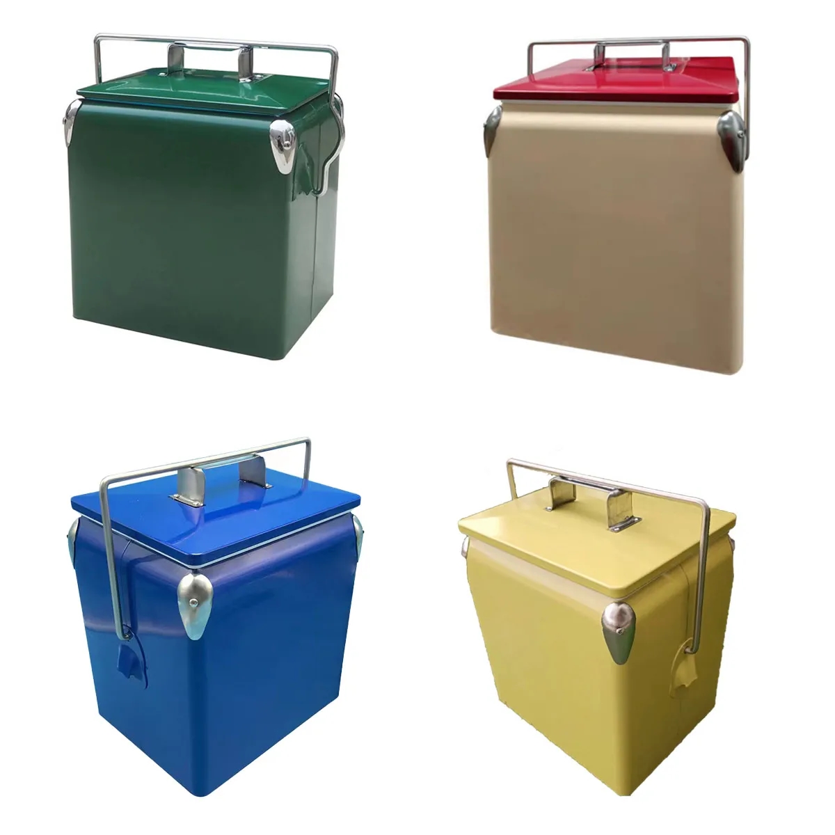 Large Capacity Outdoor Retro Picnic Insulated Cooler 3