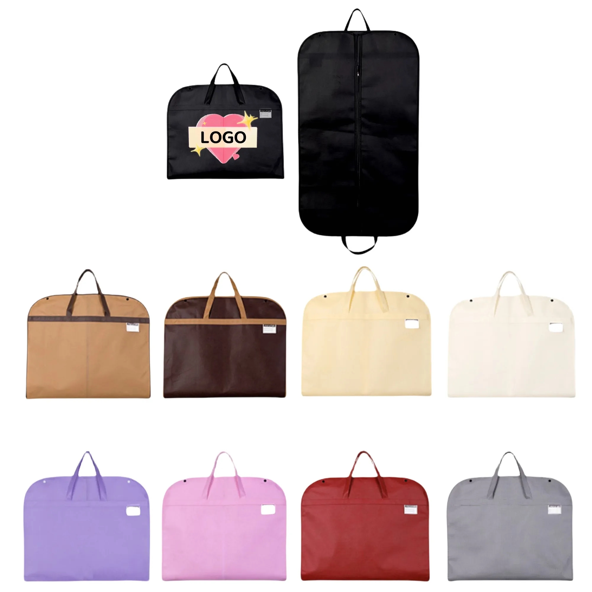 Non-Woven Fabric Travel Garment Bags Environmentally Friendl 8