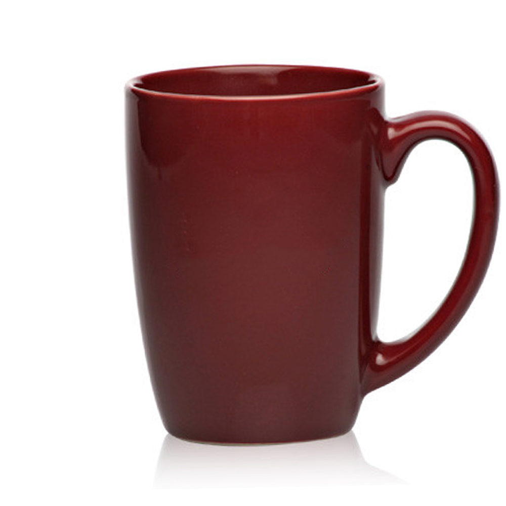 16 oz. Large Mocha Glossy Ceramic  Coffee Mugs