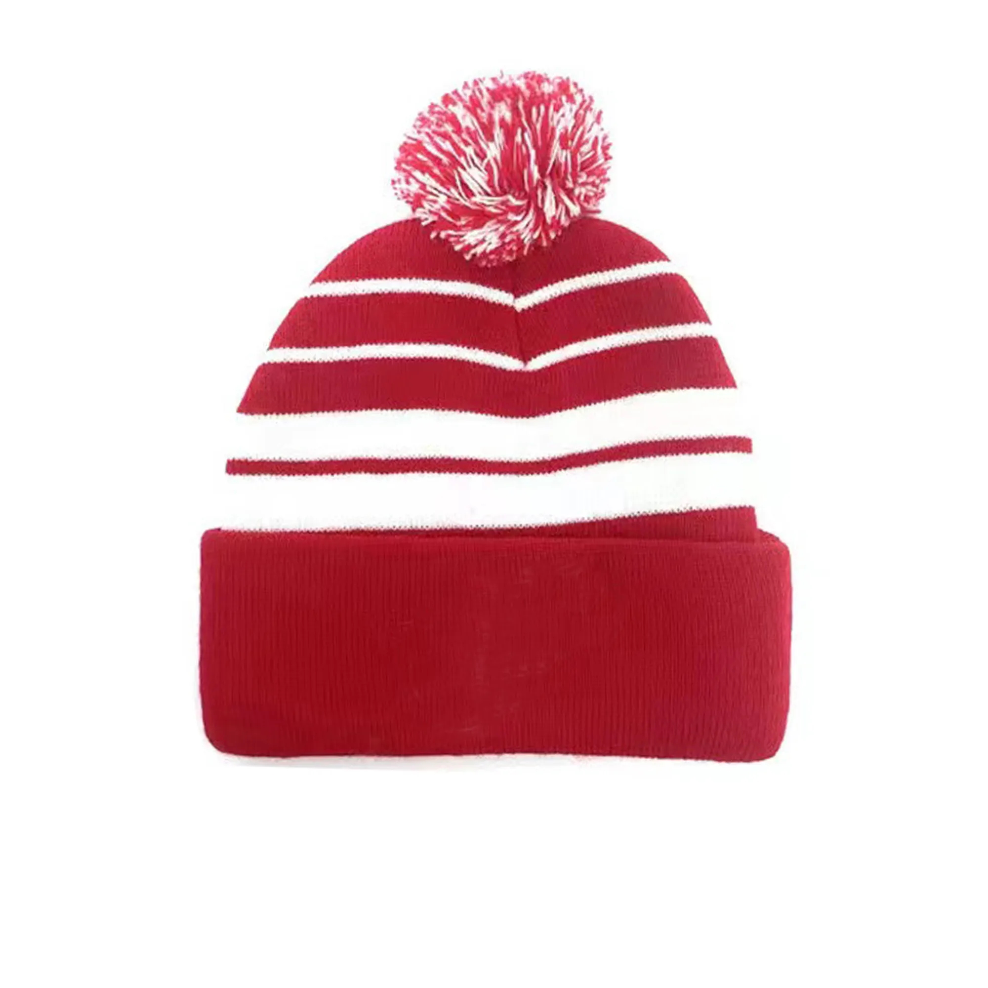 Jacquard Knit Beanie With Pom MOQ 100 4
