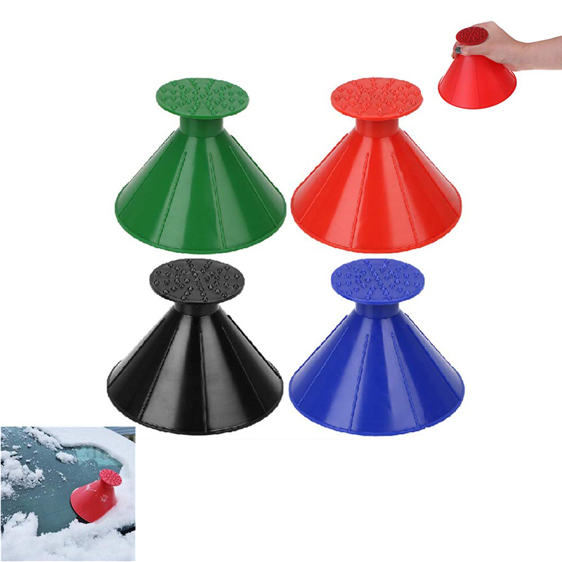 Cone-Shaped Windshield Ice Scraper 2