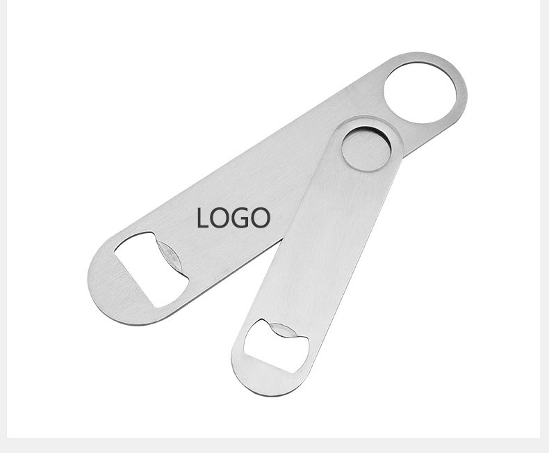 Stainless Steel Flat Bottle Opener 1