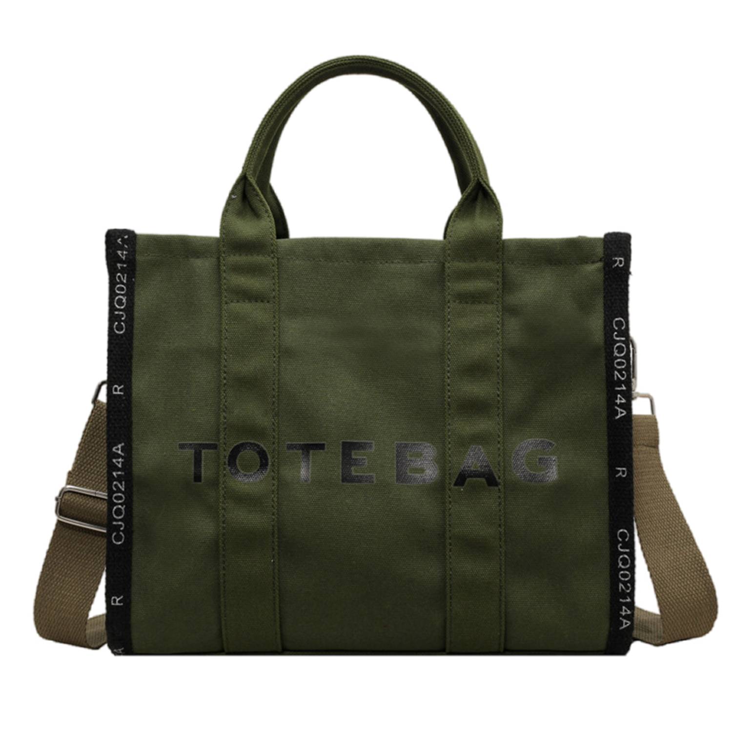 Canvas Crossbody Bag Trendy Printed Tote 3