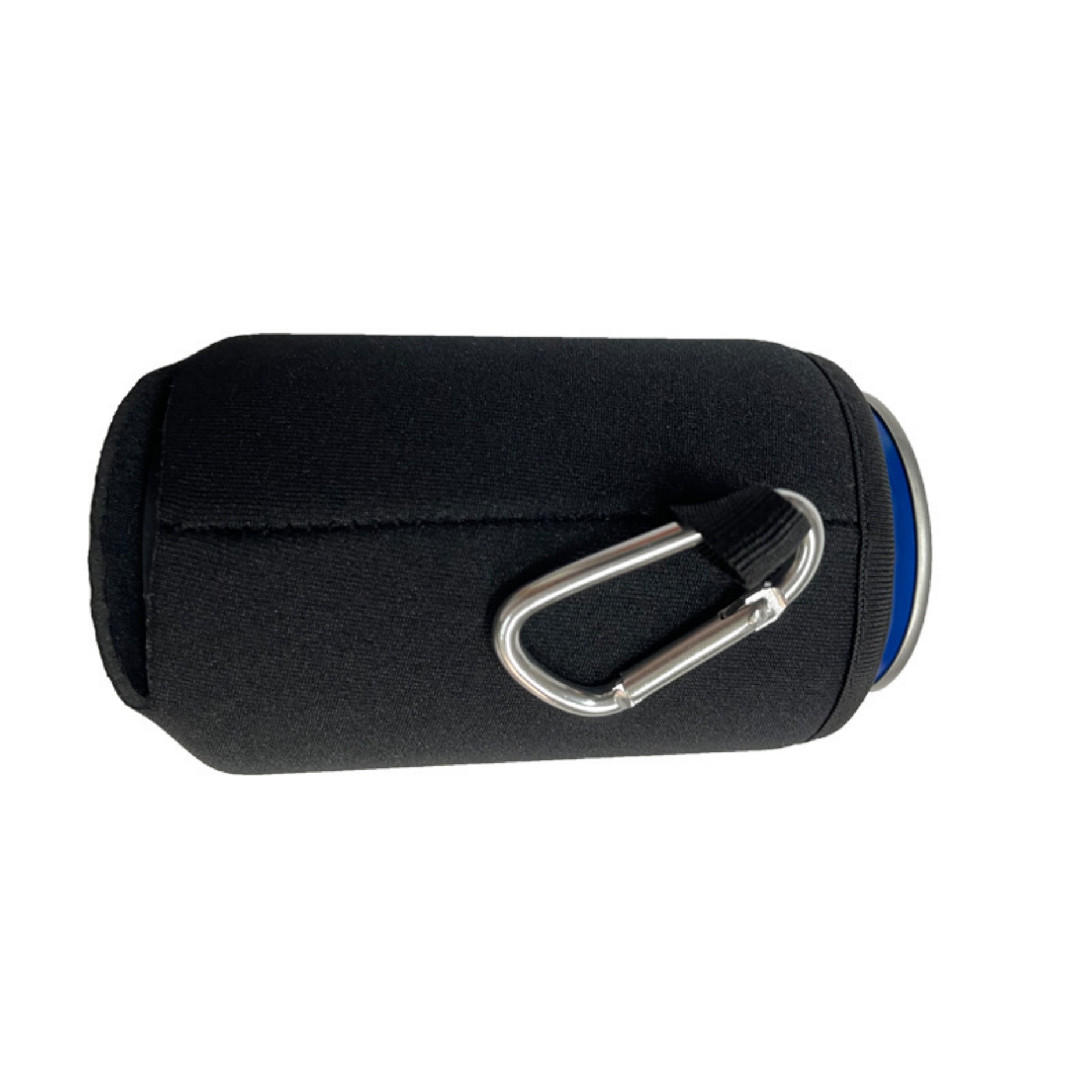 Collapsible Neoprene Can Coolie with Carabiners, custom koozie with logo imprint 4