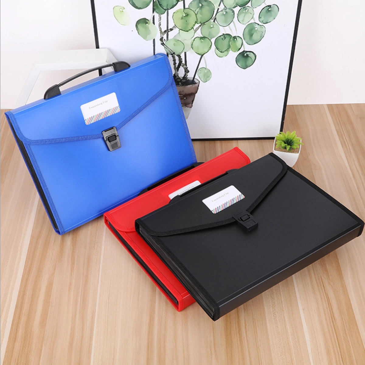 Portable student multi-layer test paper holder 2