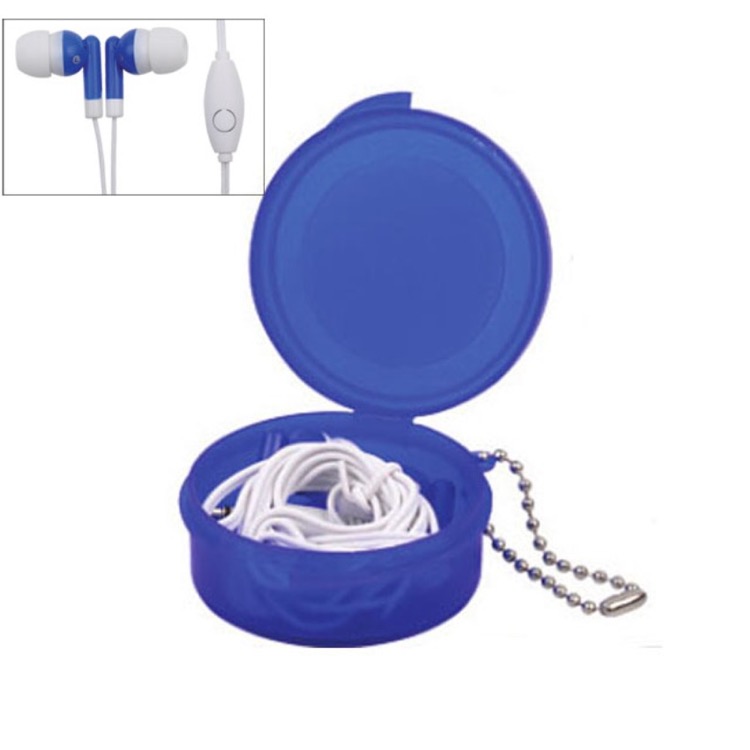 Earbuds in Case with Keyring with Mic 2