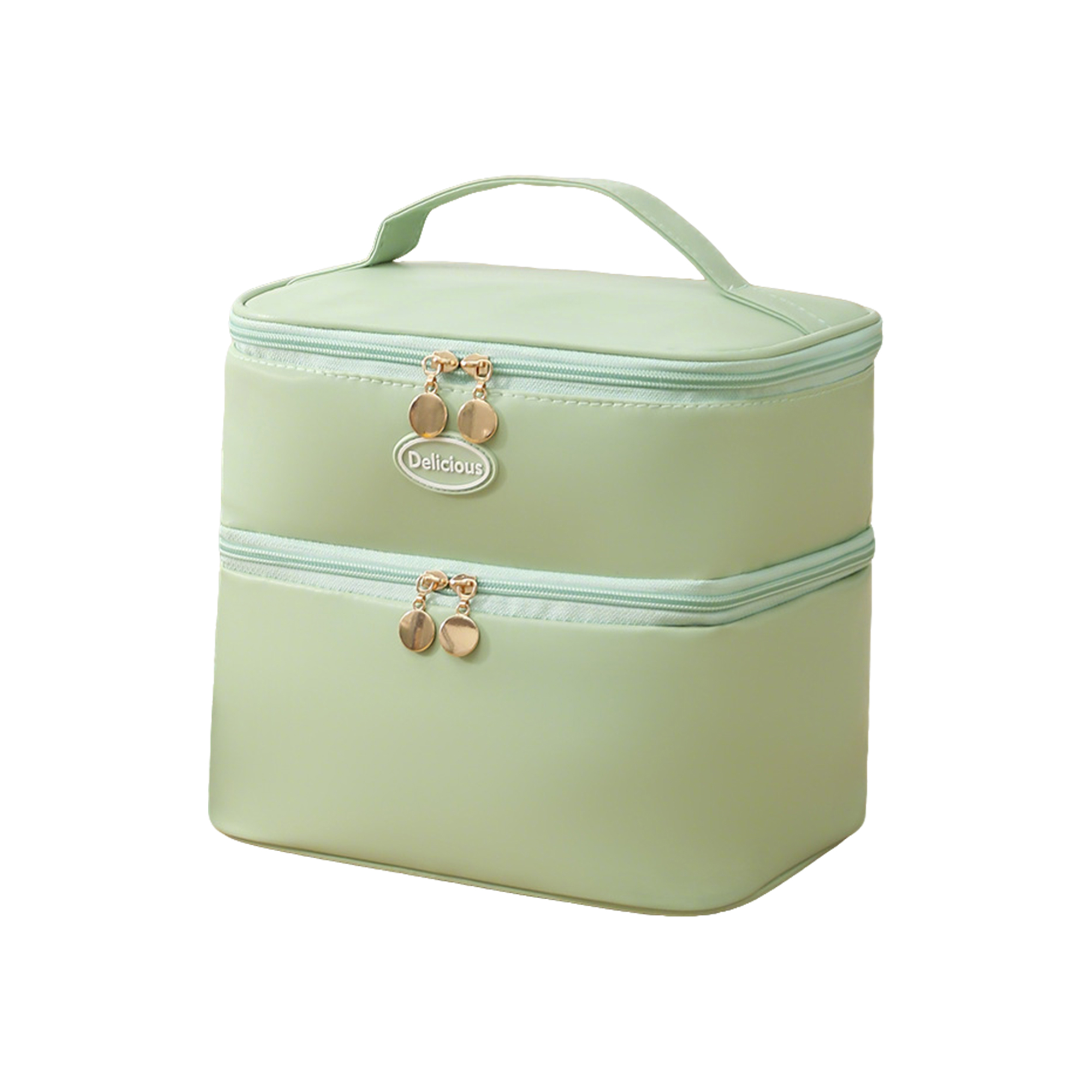 Polyurethane Double Layer Insulated Lunch Bag Carry Handle 2