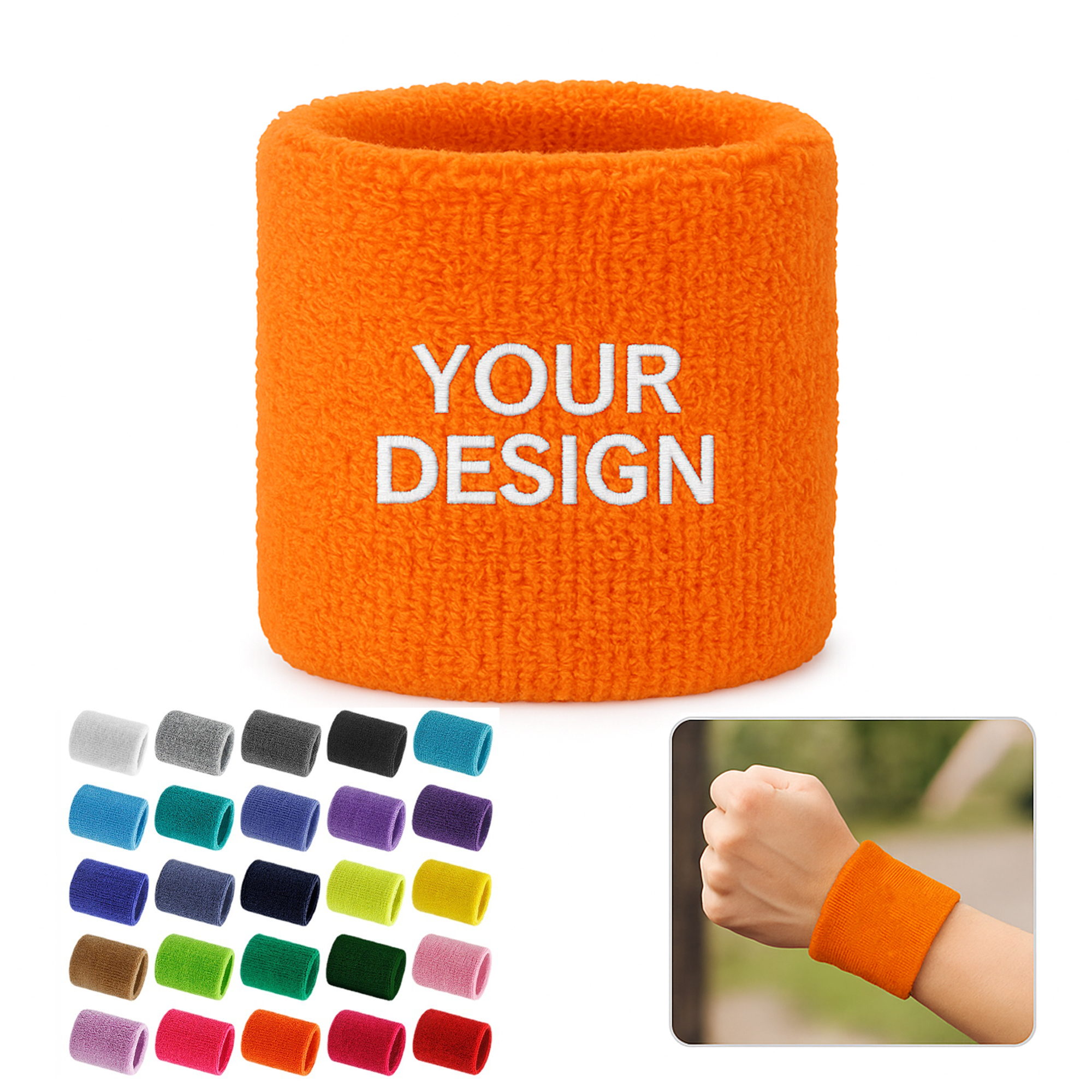 Polyester Sports Wristband 3
