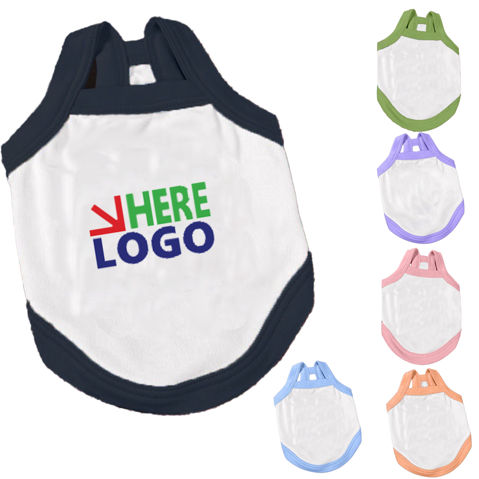 Custom Logo Pet Vest ?C Blank Shirt for Small Dogs & Cats 2